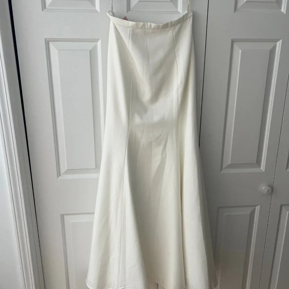 Jenny Yoo Oda Ivory Fit and Flare Bridal Skirt NWT